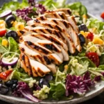 Grilled chicken salad calories