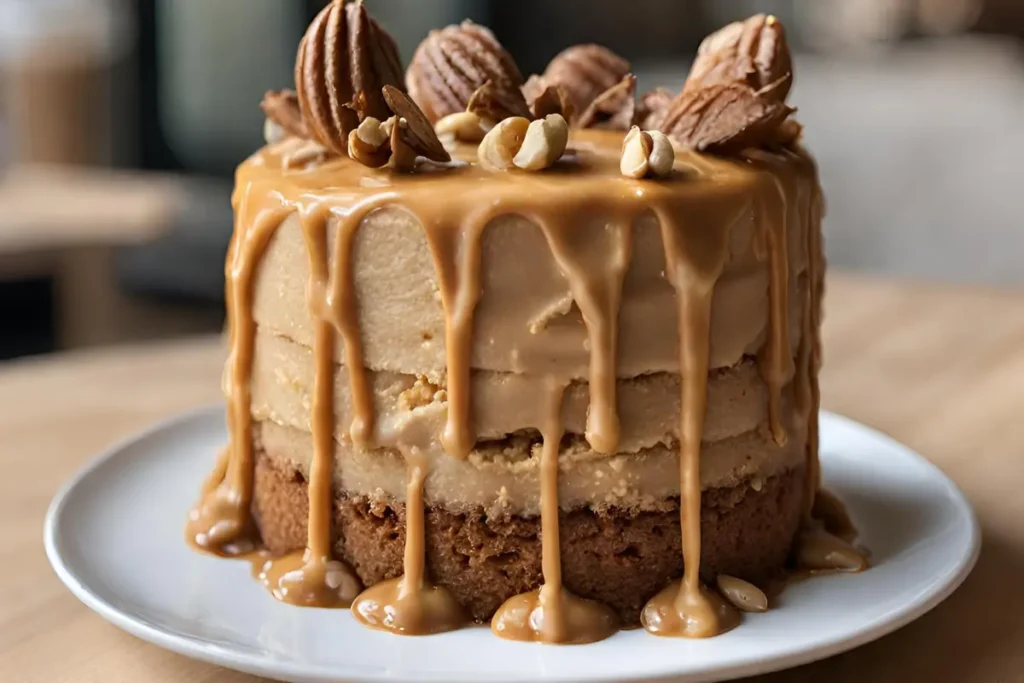 how to make peanut butter cake